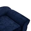 Dog Sofa Blue 28.3"x17.7"x11.8" Plush