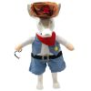 Pet Life 'Rodeo Bones' Cowboy Pet Dog Costume Uniform